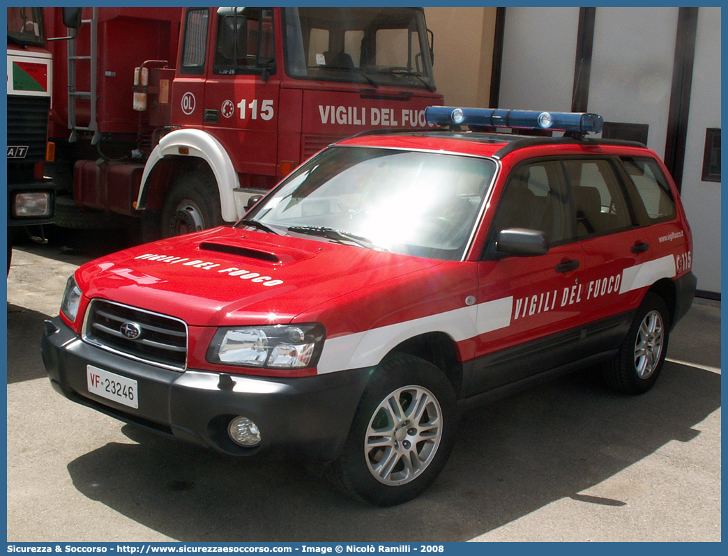 VF 23246
Corpo Nazionale Vigili del Fuoco
Subaru Forester III serie
Parole chiave: VVF;V.V.F.;Corpo;Nazionale;Vigili;del;Fuoco;Subaru;Forester