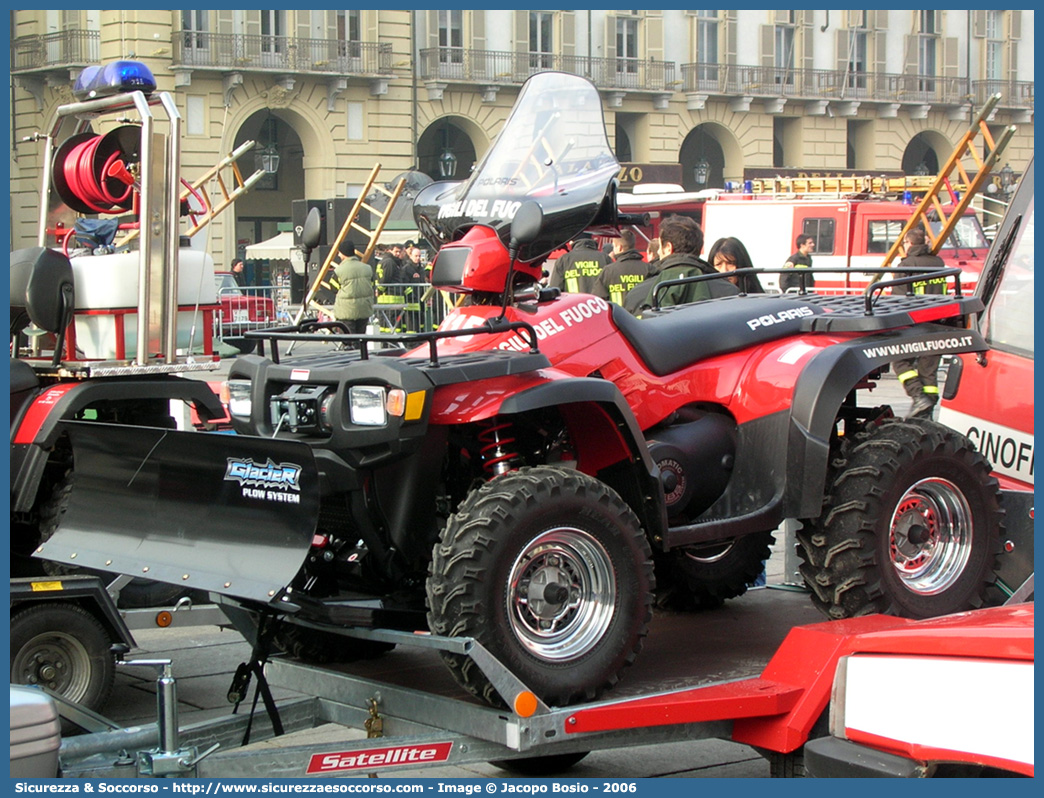 -
Corpo Nazionale Vigili del Fuoco
Veicoli per Interventi in Ambiente Ostile
Polaris Sportsman 600
Parole chiave: VF;V.F.;VVF;V.V.F.;Corpo;Nazionale;Vigili del Fuoco;Vigili;Fuoco;Ambiente;Ostile;Polaris;Sportsman;600