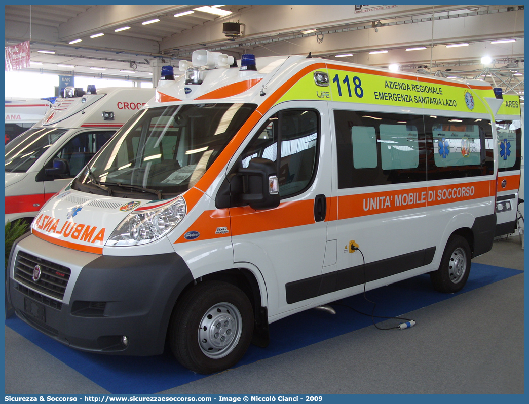 -
118 A.R.E.S.
Fiat Ducato III serie
Allestitore Aricar S.p.A.
Parole chiave: 118;A.R.E.S.;ARES;Azienda;Regionale;Emergenza;Sanitaria;Lazio;Soccorso;Roma;Ambulanza;Fiat;Ducato;Aricar