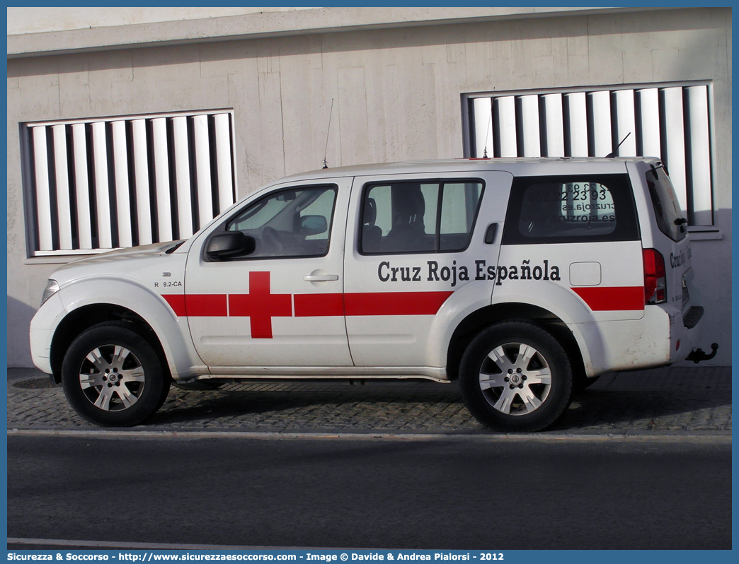 R 9.2-CA
Reino de España
Cruz Roja Española/Creu Roja
Nissan Pathfinder III generation
Parole chiave: Regno di Spagna;Spagna;Espana;España;Reino de España;Cruz;Creu;Roja;Española;Nissan;Navara