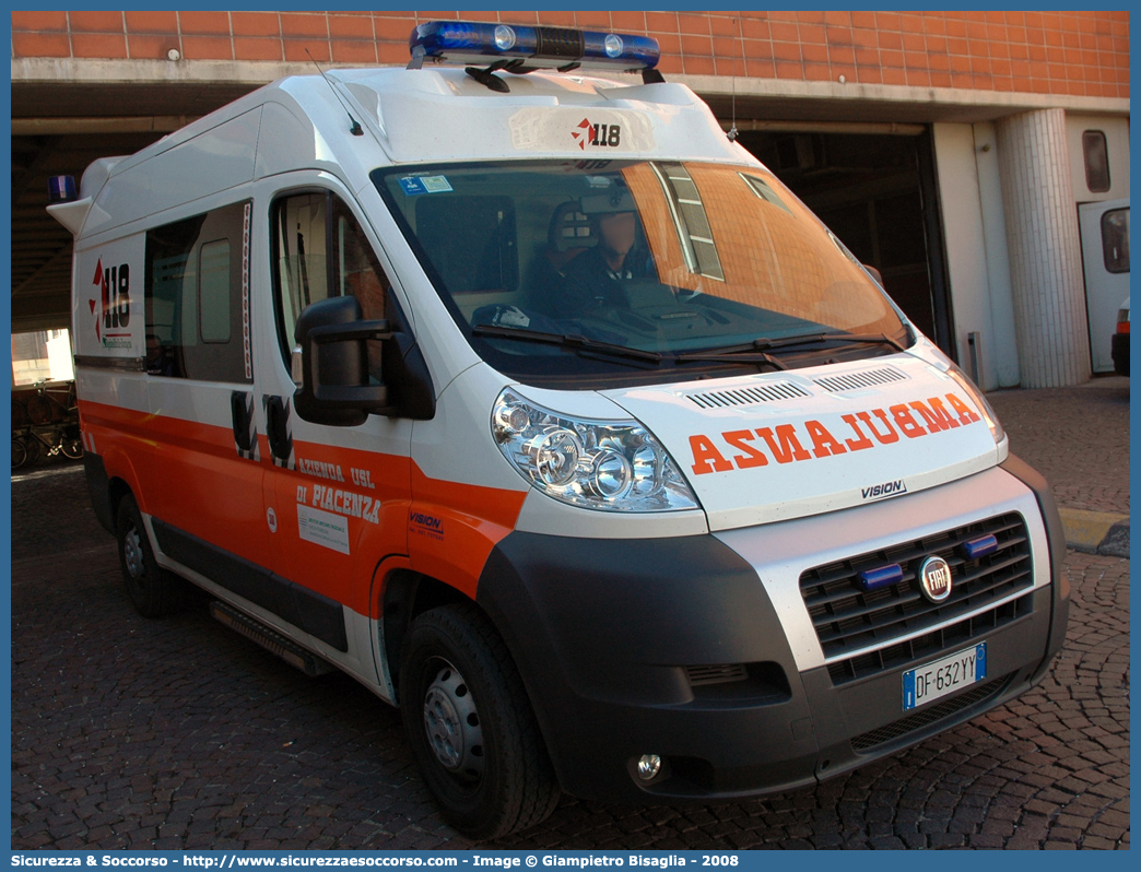 -
118 Piacenza Soccorso
Fiat Ducato III serie
Allestitore Vision S.r.l.
Parole chiave: 118;Piacenza;Soccorso;Ambulanza;Autoambulanza;Fiat;Ducato;X250;X 250;Vision