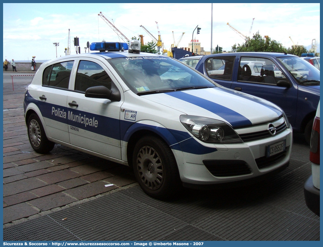 -
Polizia Municipale
Comune di Genova
Opel Astra III serie
Parole chiave: Polizia;Locale;Municipale;Genova;Opel;Astra