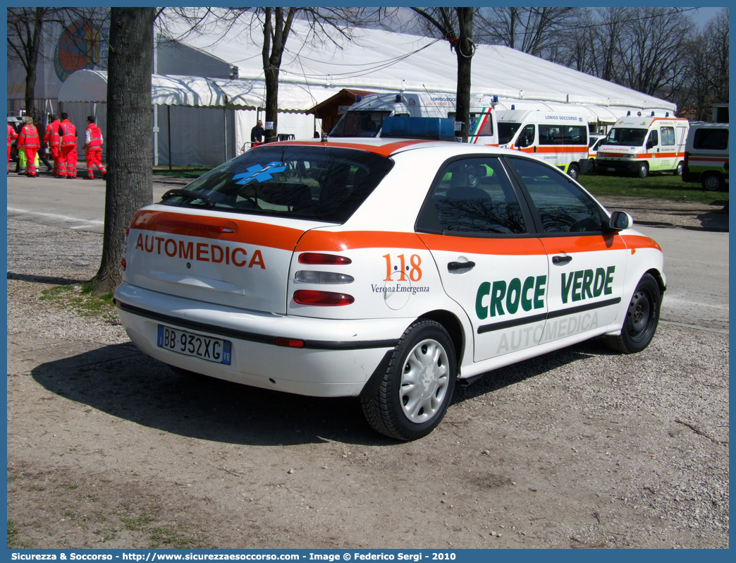 20
Croce Verde Verona
Fiat Brava
Parole chiave: Croce Verde;CV;C.V.;Verona;Pubblica;Assistenza;Automedica;Fiat;Brava