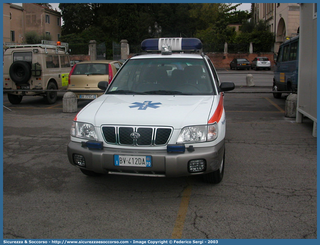 23
SUEM 118 Padova
Azienda ULSS 6 - Euganea
Padova
Subaru Forester II serie
Allestitore Busana Segnaletica
Parole chiave: 118;SUEM;Padova;Subaru Forester;Busana Segnaletica