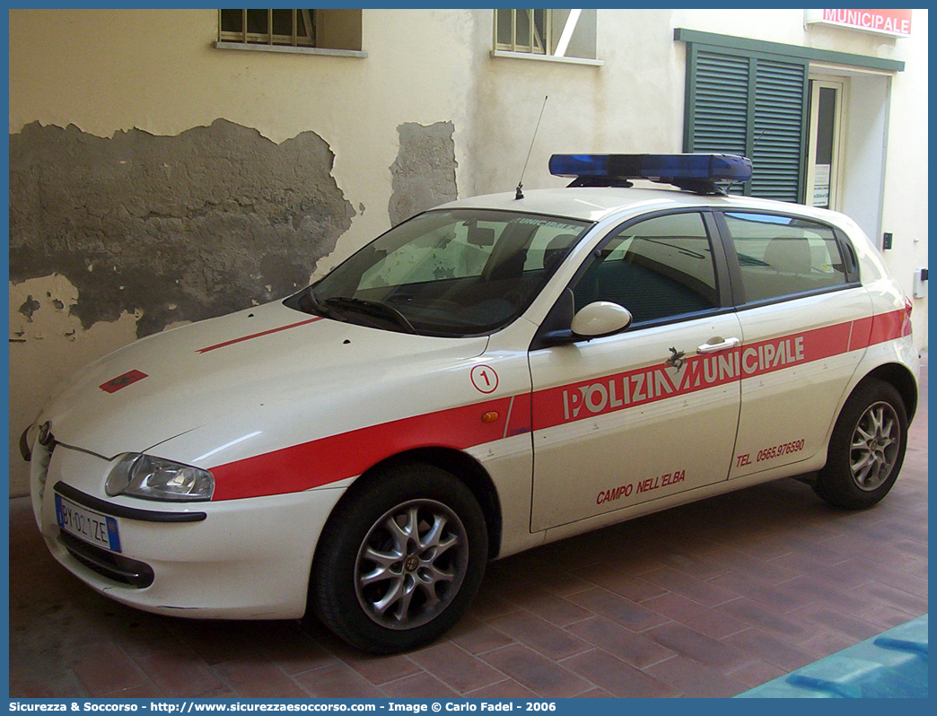 -
Polizia Municipale
Comune di Campo nell'Elba
Alfa Romeo 147 I serie
Allestitore Ciabilli S.r.l.
Parole chiave: Polizia;Locale;Municipale;Campo nell Elba;Alfa Romeo;147