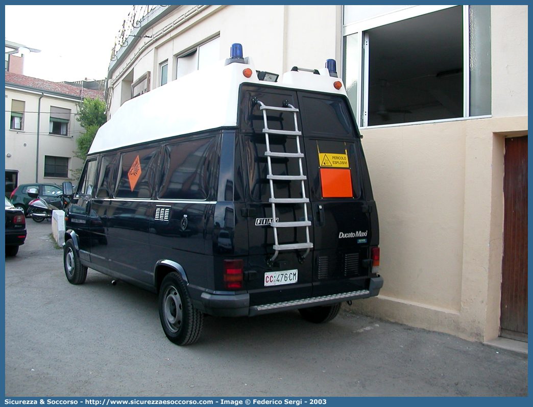 CC 476CM
Arma dei Carabinieri
Artificieri Antisabotaggio
Fiat Ducato I serie
Parole chiave: CC;C.C.;Arma;Carabinieri;Arma dei Carabinieri;Artificieri;Antisabotaggio;Fiat;Ducato;476CM