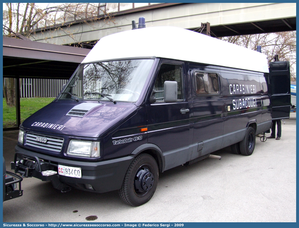 CC 934CQ
Arma dei Carabinieri
Centro e Nuclei Subacquei
Iveco Daily 49-10 II serie
Parole chiave: CC934CQ;Arma dei Carabinieri;Centro e Nuclei Subacquei;Iveco Daily 49-10 II serie