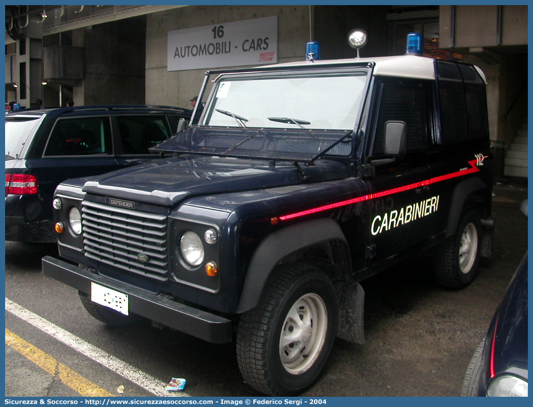 CC AD961
Arma dei Carabinieri
Battaglioni Mobili
Land Rover Defender 90
Parole chiave: CC;C.C.;Arma;dei;Carabinieri;Battaglioni;Mobili;Battaglione;Mobile;Land;Rover;Defender;90