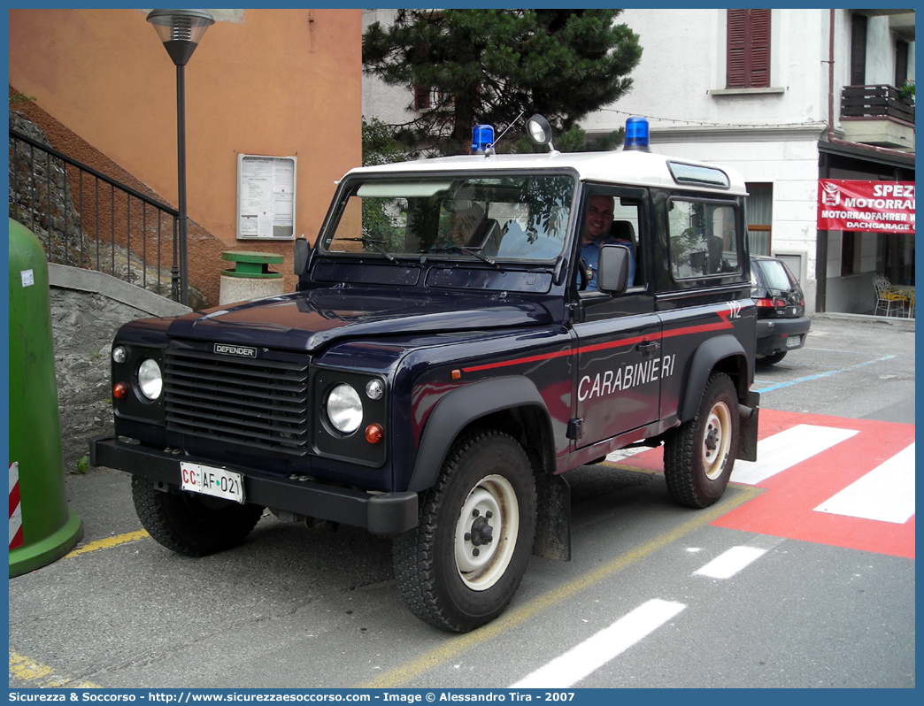 CC AF021
Arma dei Carabinieri
Land Rover Defender 90
Parole chiave: CC;C.C.;Arma;dei;Carabinieri;Land;Rover;Defender;90