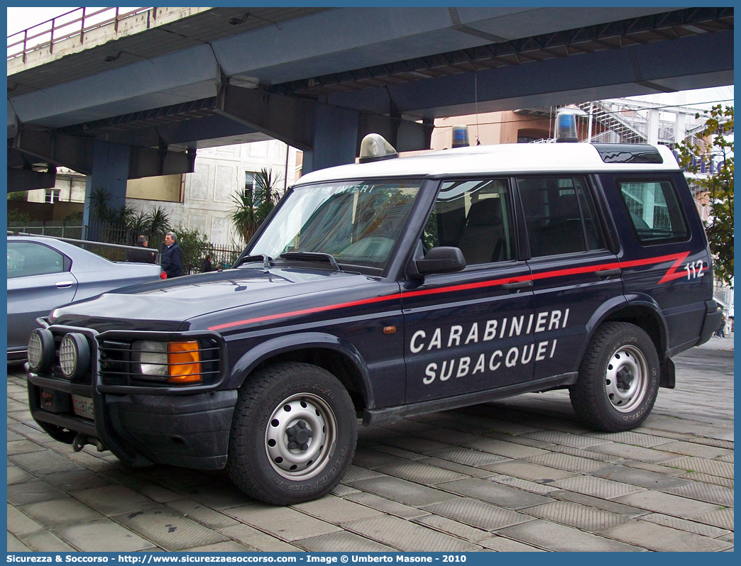 -
Arma dei Carabinieri
Centro e Nuclei Subacquei
Land Rover Discovery II serie
Parole chiave: Arma dei Carabinieri;Centro e Nuclei Subacquei;Land Rover Discovery II serie