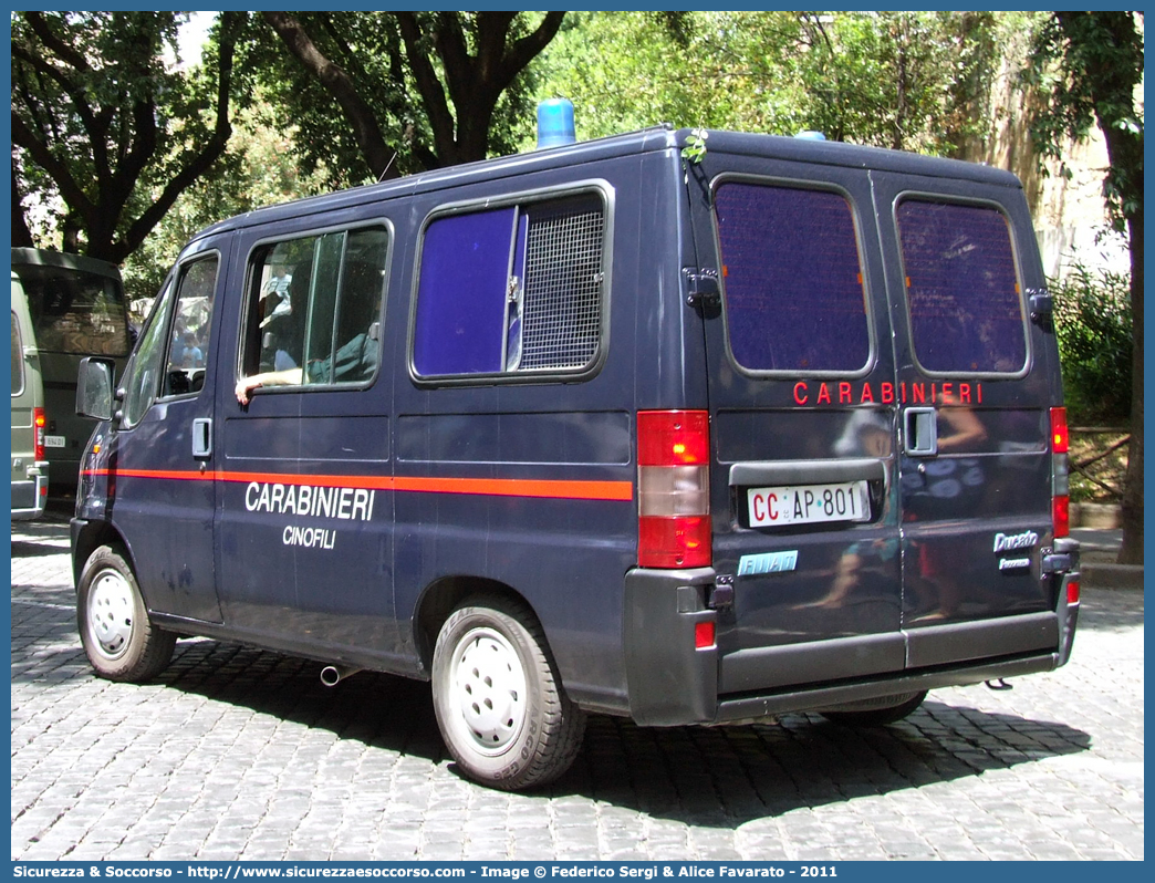 CC AP801
Arma dei Carabinieri
Centro e Nuclei Cinofili
Fiat Ducato II serie
Parole chiave: CC;C.C.;Arma;Carabinieri;Centro;Nucleo;Cinofili;Fiat;Ducato