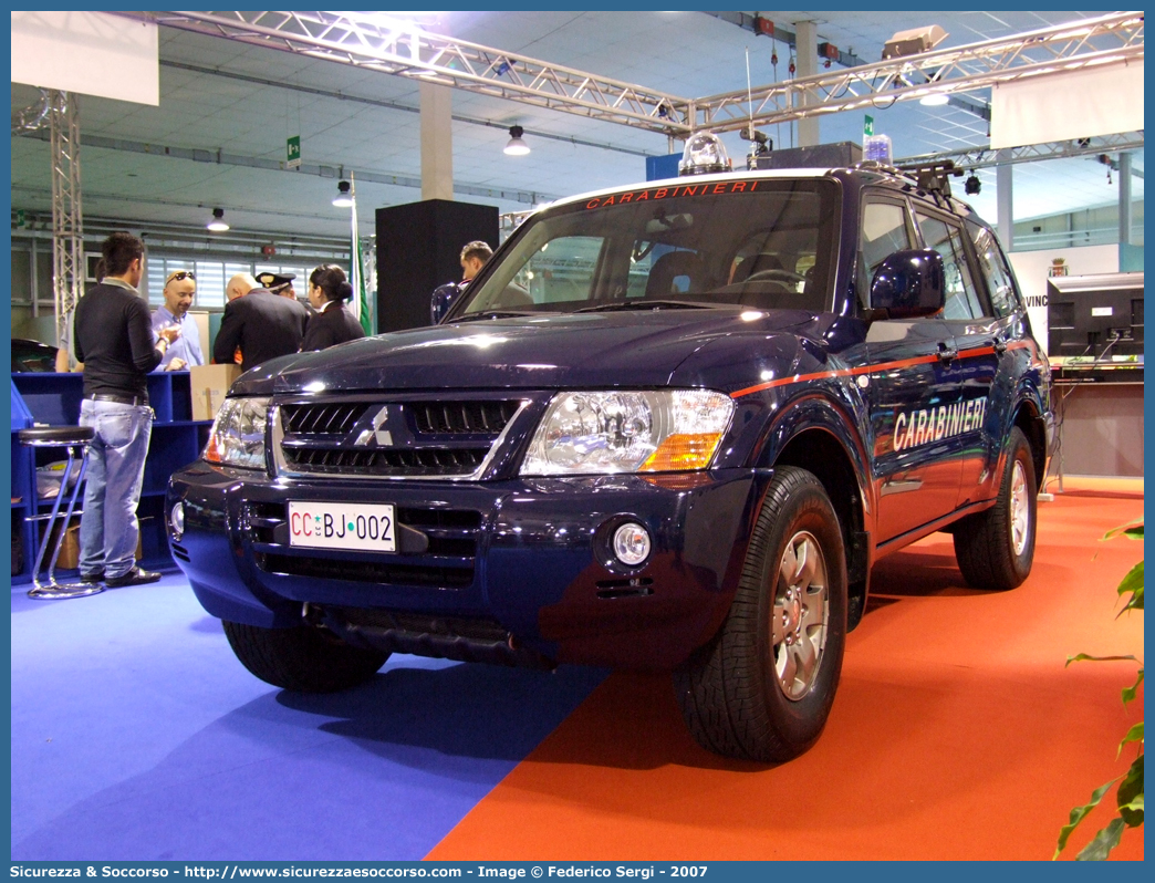 CC BJ002
Arma dei Carabinieri
Mitsubishi Pajero V60 LWB
Parole chiave: CCBJ002;Arma dei Carabinieri;Mitsubishi Pajero V60 LWB