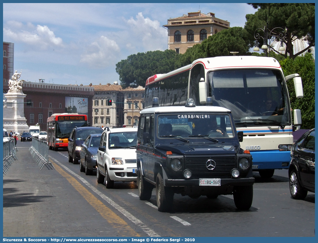 CC BQ360
Arma dei Carabinieri
Mercedes Benz G-Wagon I serie
Allestitore Elevox S.r.l.
Parole chiave: CC;C.C.;Arma;dei;Carabinieri;Reggimento;Corazzieri;Mercedes Benz;Classe;G-Wagon