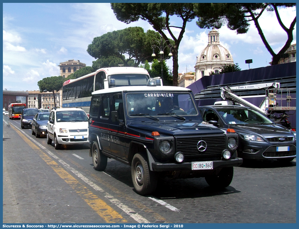 CC BQ360
Arma dei Carabinieri
Mercedes Benz G-Wagon I serie
Allestitore Elevox S.r.l.
Parole chiave: CC;C.C.;Arma;dei;Carabinieri;Reggimento;Corazzieri;Mercedes Benz;Classe;G-Wagon