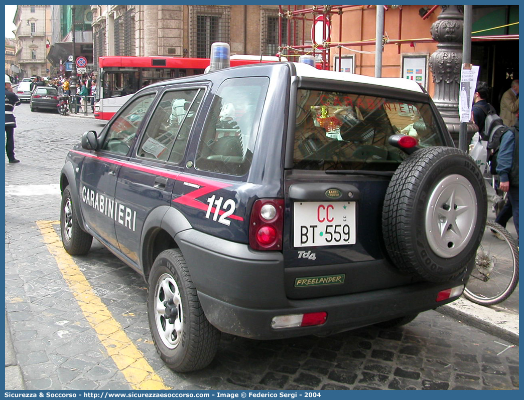 CC BT559
Arma dei Carabinieri
Land Rover Freelander I serie
Parole chiave: CCBT559;Arma dei Carabinieri;Land Rover Freelander I serie