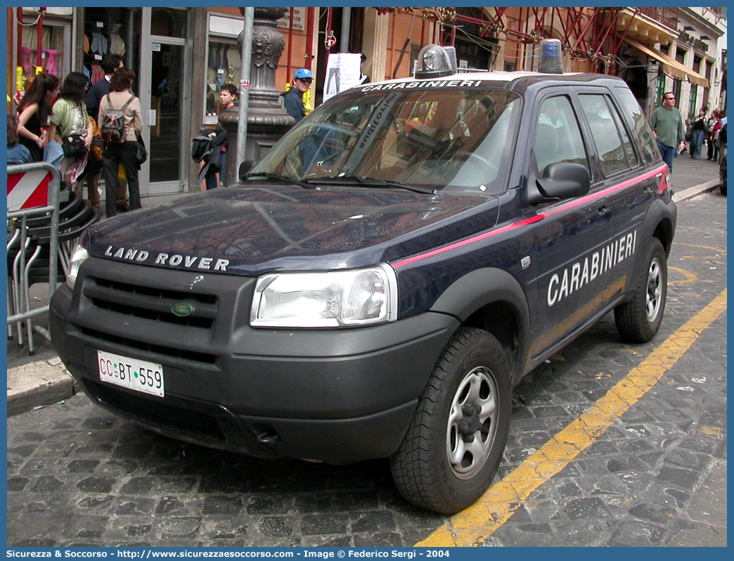 CC BT559
Arma dei Carabinieri
Land Rover Freelander I serie
Parole chiave: CCBT559;Arma dei Carabinieri;Land Rover Freelander I serie