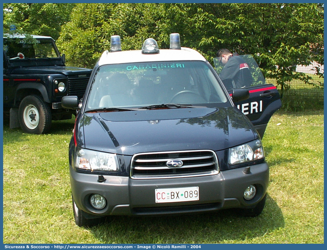 CC BX089
Arma dei Carabinieri
Subaru Forester III serie
Parole chiave: CC;C.C.;Arma;Carabinieri;Subaru;Forester