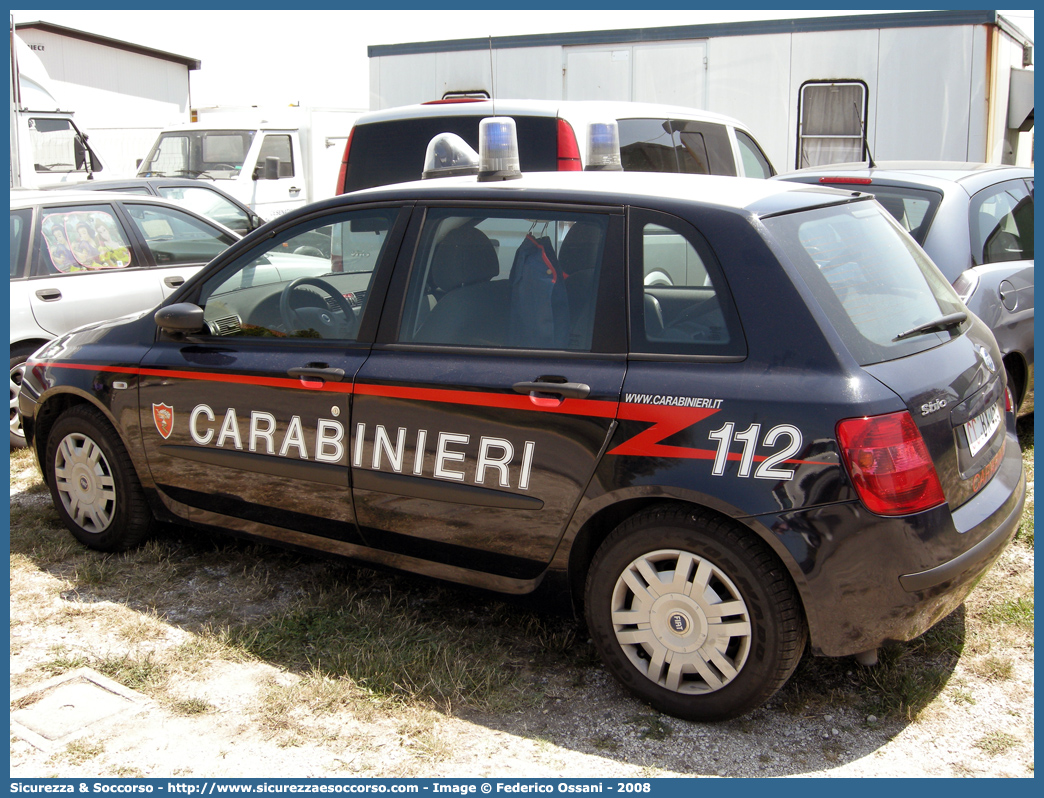 CC BX453
Arma dei Carabinieri
Fiat Stilo II serie
Parole chiave: CC;C.C.;Arma;dei;Carabinieri;Nucleo;Radiomobile;Radio;Mobile;Pattuglia;Pattuglie;Mobile;Mobili;di;Zona;Fiat;Stilo