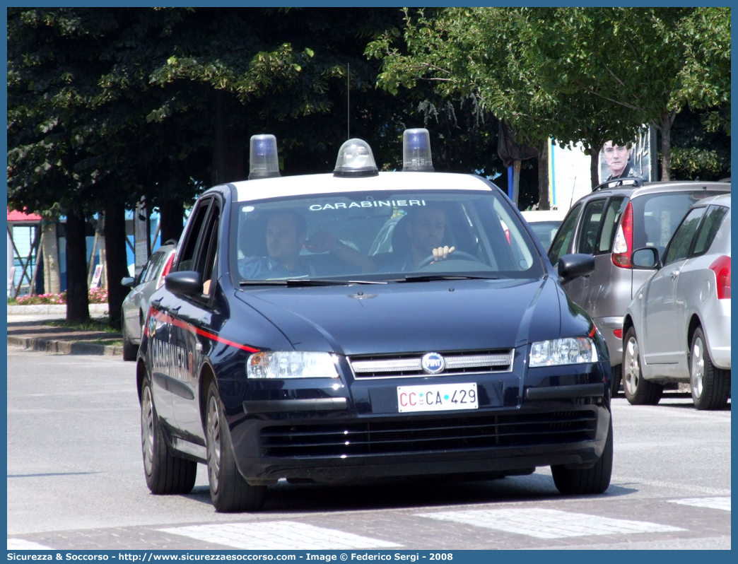 CC CA429
Arma dei Carabinieri
Fiat Stilo III serie
Parole chiave: CCCA429;Arma dei Carabinieri;Fiat Stilo III serie