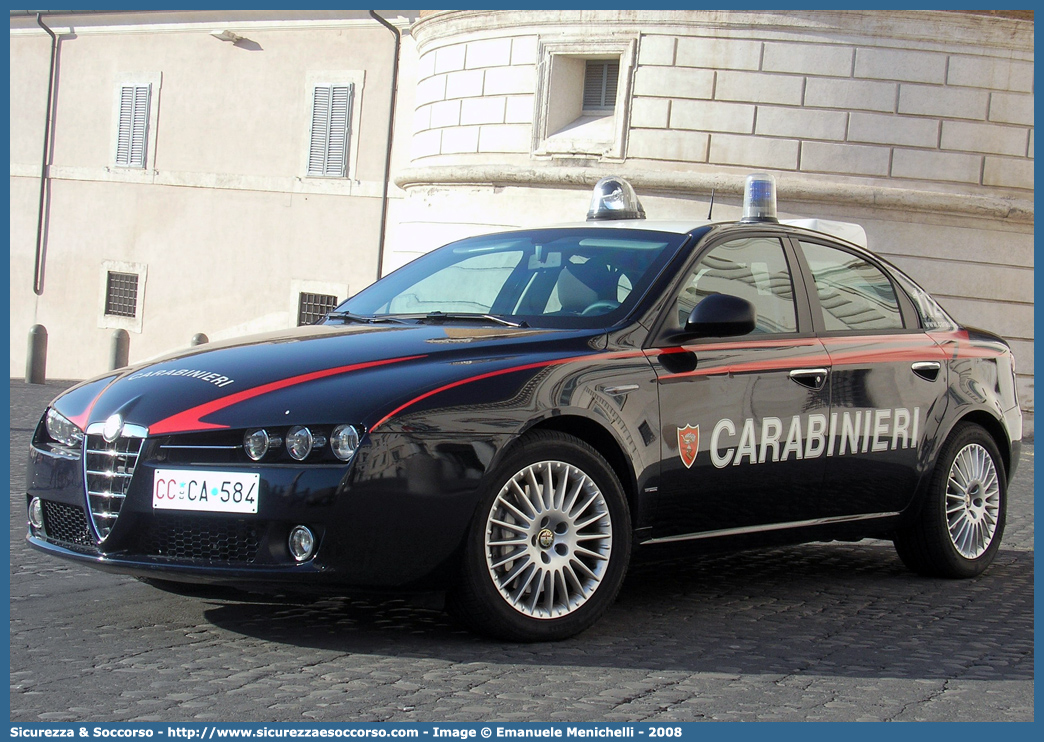 CC CA584
Arma dei Carabinieri
Alfa Romeo 159
Parole chiave: CC;C.C.;Arma;dei;Carabinieri;Alfa;Romeo;159;Radiomobile;CA585