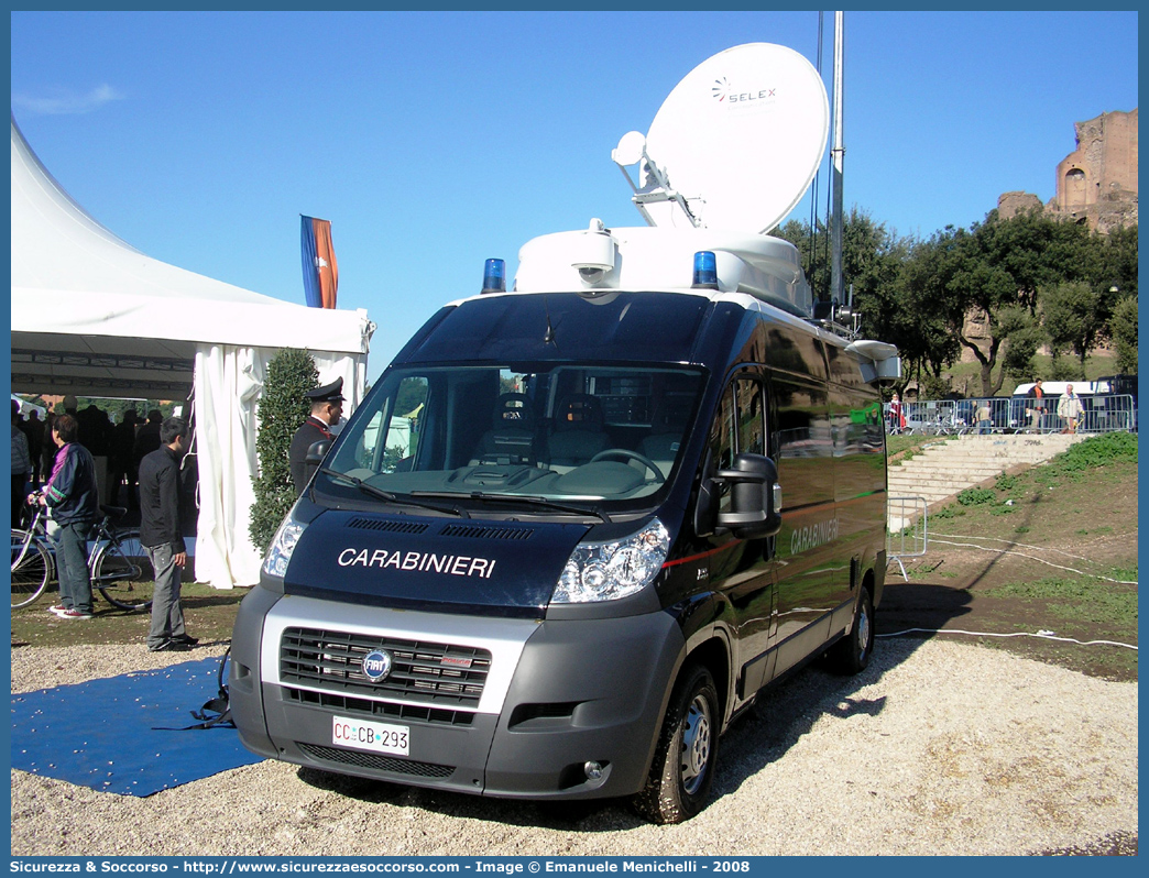 CC CB293
Arma dei Carabinieri
Fiat Ducato III serie
Centrale Operativa Mobile
Parole chiave: CCCB293;Arma dei Carabinieri;Fiat Ducato X250;Centrale Operativa Mobile