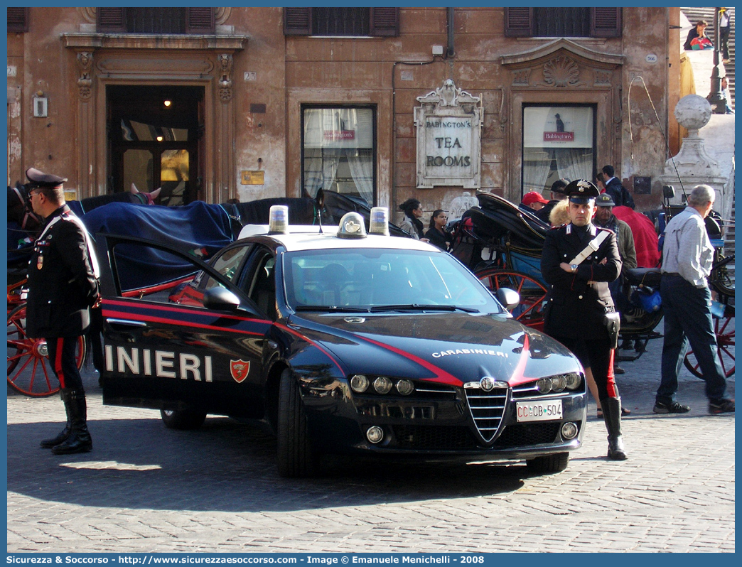 CC CB504
Arma dei Carabinieri
Alfa Romeo 159
Parole chiave: CC;C.C.;Arma;dei;Carabinieri;Alfa;Romeo;159;Radiomobile;CB504