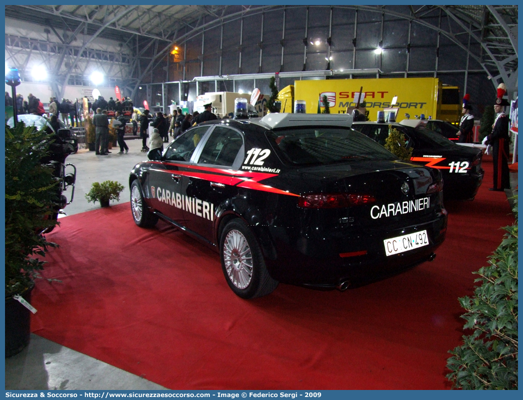 CC CN492
Arma dei Carabinieri
Alfa Romeo 159
Parole chiave: CC;C.C.;Arma;dei;Carabinieri;Alfa;Romeo;159;Radiomobile;CN492