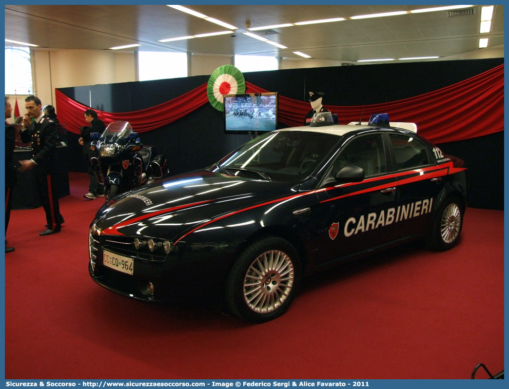 CC CQ964
Arma dei Carabinieri
Alfa Romeo 159
Parole chiave: CC;C.C.;Arma;dei;Carabinieri;Alfa;Romeo;159;Radiomobile;CQ964