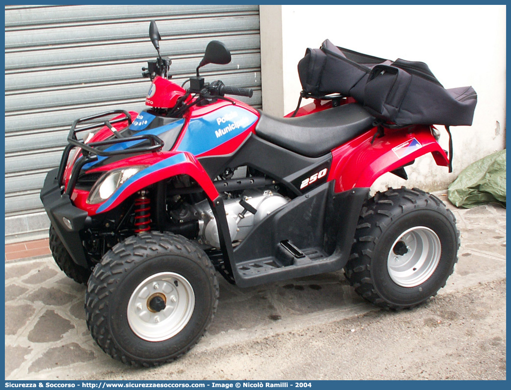 -
Polizia Municipale
Comune di Cesenatico
Kymco Mxu 250
Parole chiave: Polizia;Locale;Municipale;Cesenatico;Kymco;Mxu