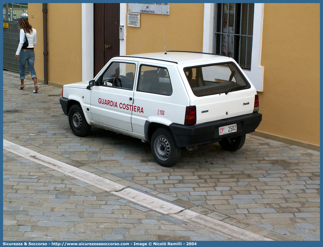 CP 2502
Corpo delle Capitanerie di Porto
Guardia Costiera 
Fiat Panda II serie
Parole chiave: GC;G.C.;CP;C.P.;Guardia;Costiera;Capitaneria;Capitanerie;di;Porto;Fiat;Panda