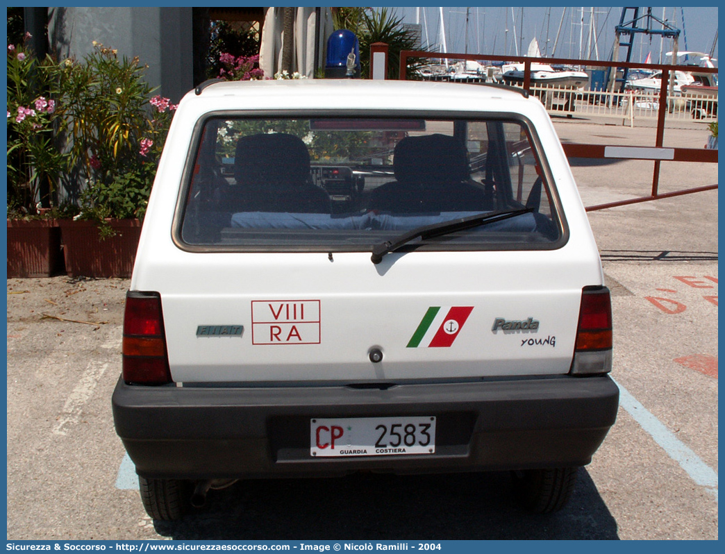 CP 2583
Corpo delle Capitanerie di Porto
Guardia Costiera 
Fiat Panda II serie
Parole chiave: GC;G.C.;CP;C.P.;Guardia;Costiera;Capitaneria;Capitanerie;di;Porto;Fiat;Panda