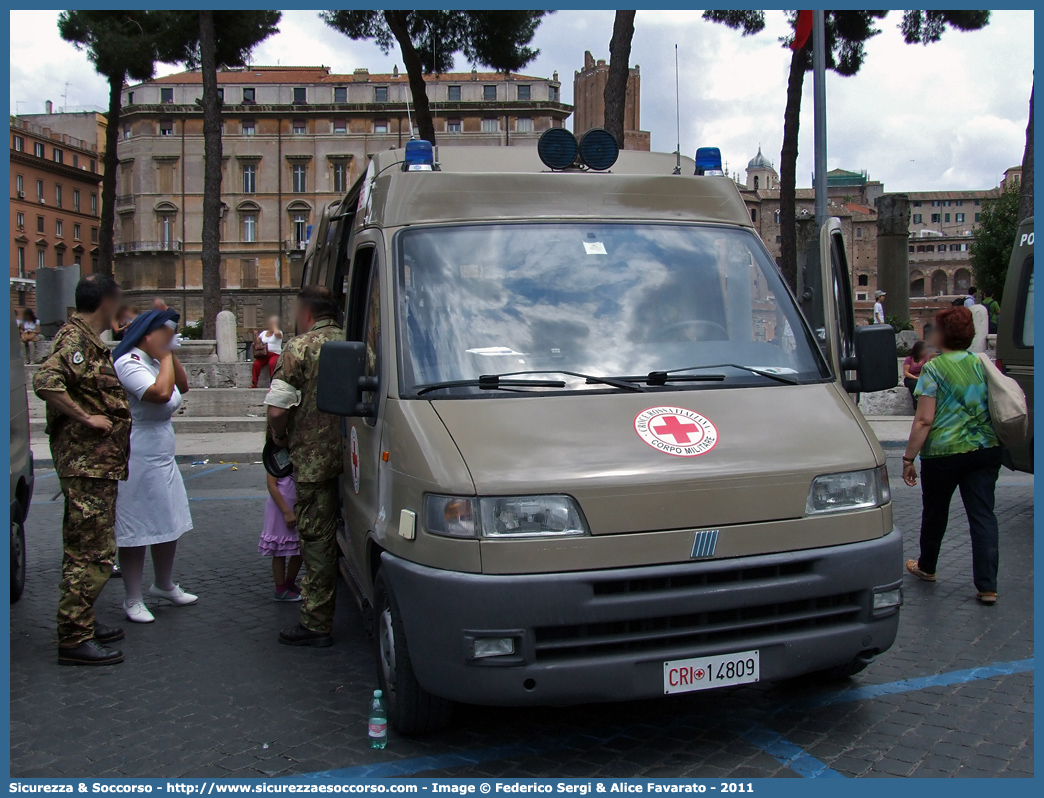 CRI 14809
Croce Rossa Italiana
Corpo Militare
Fiat Ducato II serie
Allestitore Aricar S.p.A.
Parole chiave: CRI14809;Croce Rossa Italiana;Corpo Militare;Fiat Ducato II serie;Aricar S.p.A.