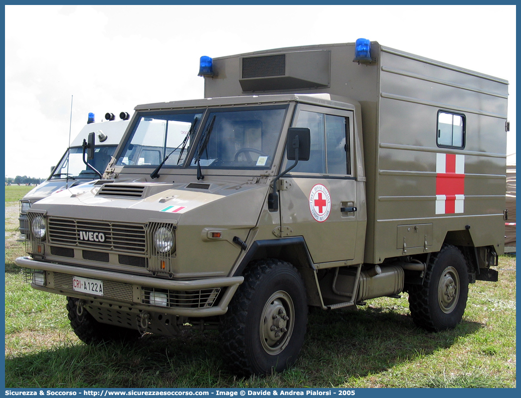 CRI A122A
Croce Rossa Italiana
Corpo Militare
Iveco VM 90
Allestitore Mussa & Graziano S.r.l.
Parole chiave: CRIM;C.R.I.M.;Croce;Rossa;Italiana;Corpo;Militare;Iveco;VM90;VM;90;Mussa;Graziano