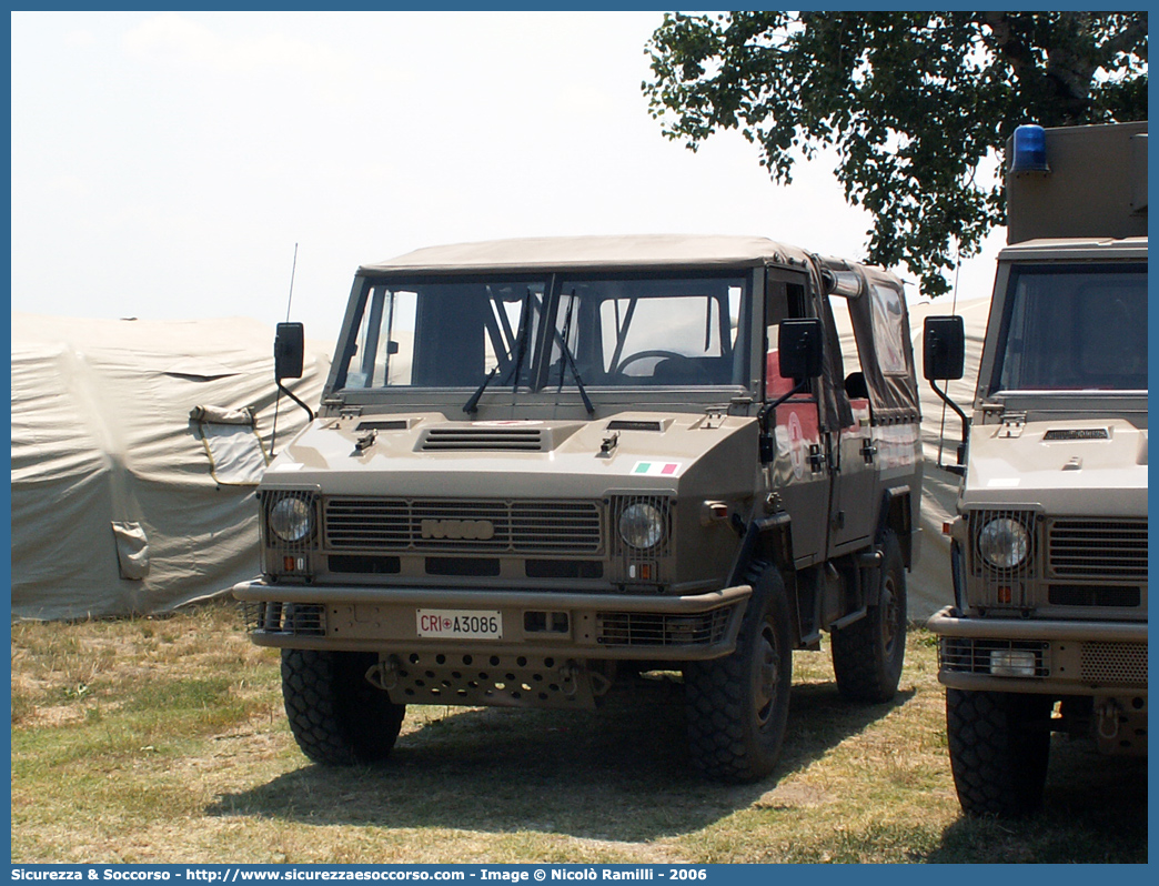 CRI A3086
Croce Rossa Italiana
Corpo Militare
Iveco VM90 Torpedo
Parole chiave: CRIM;C.R.I.M.;Croce;Rossa;Italiana;Corpo;Militare;Iveco;VM90;VM90T;Torpedo