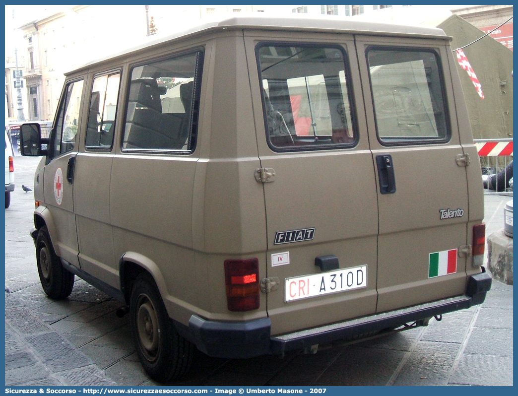 CRI A310D
Croce Rossa Italiana
Corpo Militare
Fiat Talento
Parole chiave: CRI;C.R.I.;Croce Rossa Italiana;Corpo Militare;Fiat;Talento;A310D