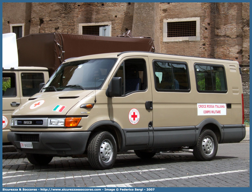 CRI A655B
Croce Rossa Italiana
Corpo Militare
Iveco Daily 35S12 III serie
Parole chiave: CRI;C.R.I.;Croce Rossa Italiana;Corpo Militare;Iveco;Daily 35S12 III serie;A655B