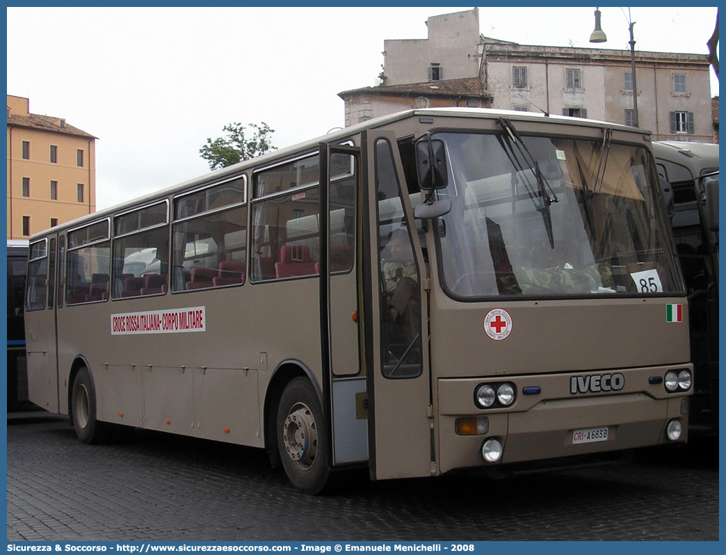 CRI A683B
Croce Rossa Italiana
Corpo Militare
Iveco Menarini 370
Parole chiave: CRI;C.R.I.;Croce Rossa Italiana;Corpo Militare;Iveco;Menarini 370;A683B