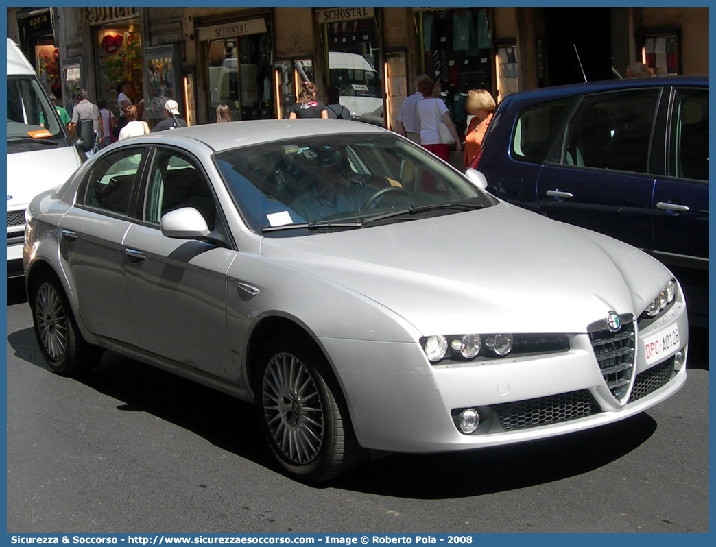 DPC A0126
Dipartimento Nazionale
Protezione Civile
Alfa Romeo 159
Parole chiave: Dipartimento;Nazionale;Protezione;Civile;DPC;D.P.C.;DPCN;D.P.C.N.;DNPC;D.N.P.C.;Alfa Romeo;159;DPCA0126;A0126