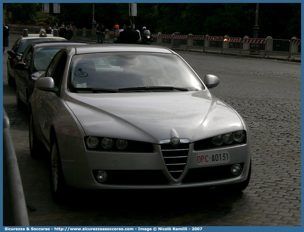 DPC A0131
Dipartimento Nazionale
Protezione Civile
Alfa Romeo 159
Parole chiave: Dipartimento;Nazionale;Protezione;Civile;DPC;D.P.C.;DPCN;D.P.C.N.;DNPC;D.N.P.C.;Alfa Romeo;159;DPCA0131;A0131