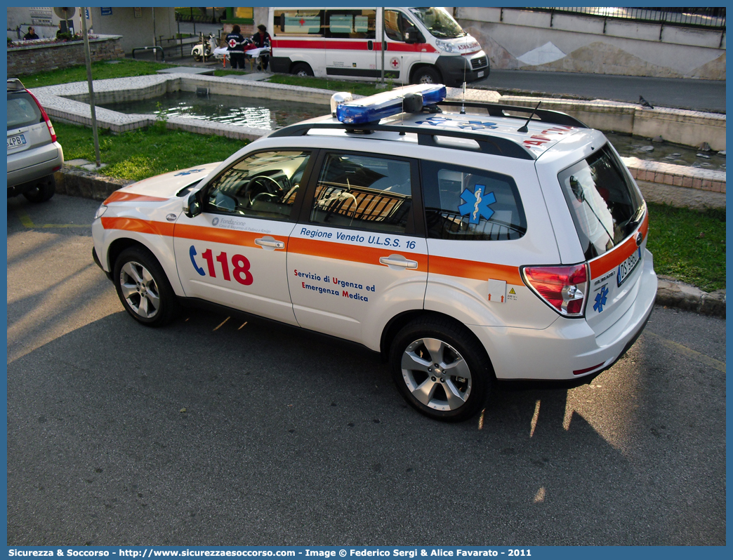 20
SUEM 118 Padova
Azienda ULSS 6 - Euganea
Padova
Subaru Forester V serie
Allestitore Aricar S.p.A.
Parole chiave: 118;SUEM;Padova;Subaru;Forester;Aricar