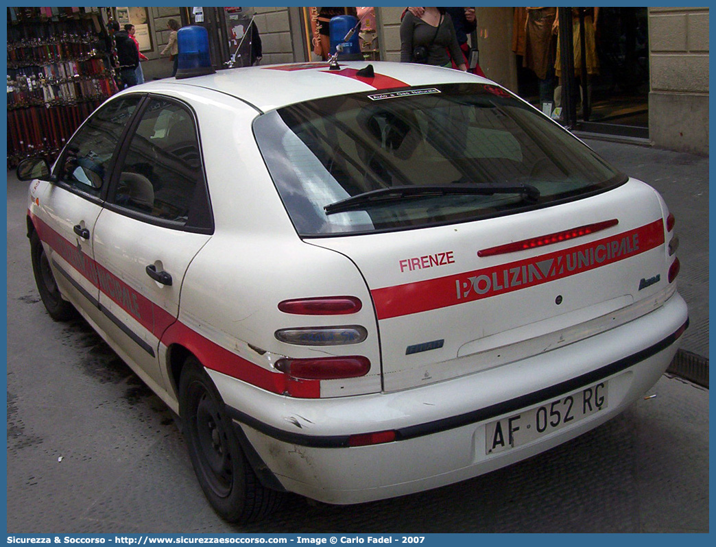 -
Polizia Municipale
Comune di Firenze
Fiat Brava
Parole chiave: Polizia;Locale;Municipale;Firenze;Fiat;Brava