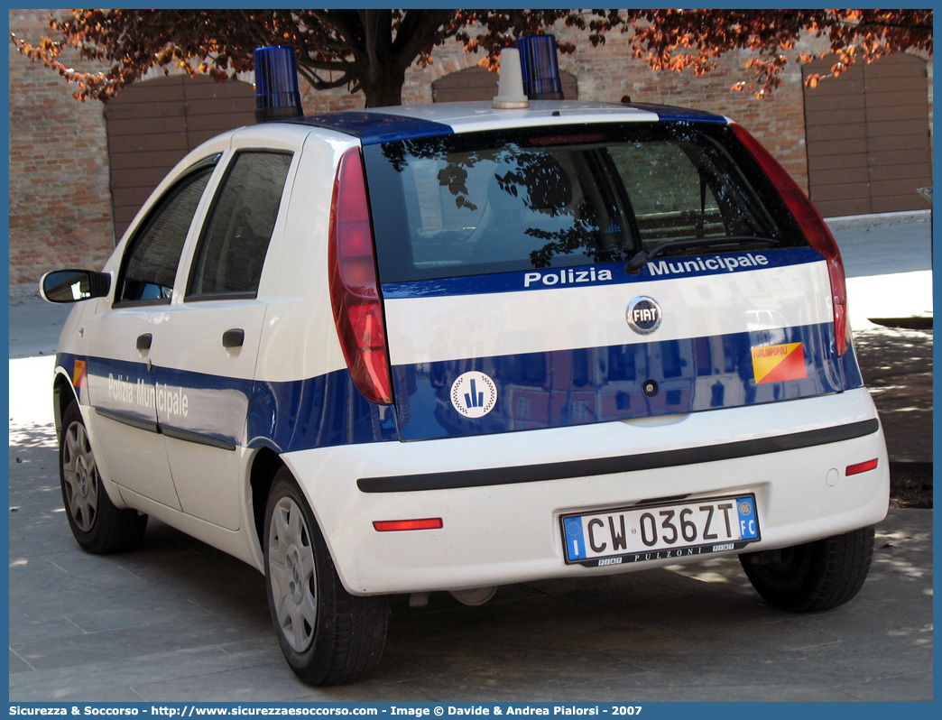 -
Polizia Municipale
Comune di Forlimpopoli
Fiat Punto III serie
Parole chiave: Polizia;Locale;Municipale;Forlimpopoli;Fiat;Punto