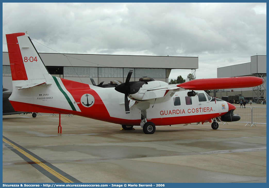 MM25162 / 8-04 "Orca 04"
Corpo delle Capitanerie di Porto
Guardia Costiera 
Piaggio P166DL3
Parole chiave: CP;GC;C.P.;G.C.;Guardia;Costiera;Capitaneria;Capitanerie;di;Porto;Piaggio;P166;DL3;P166DL3