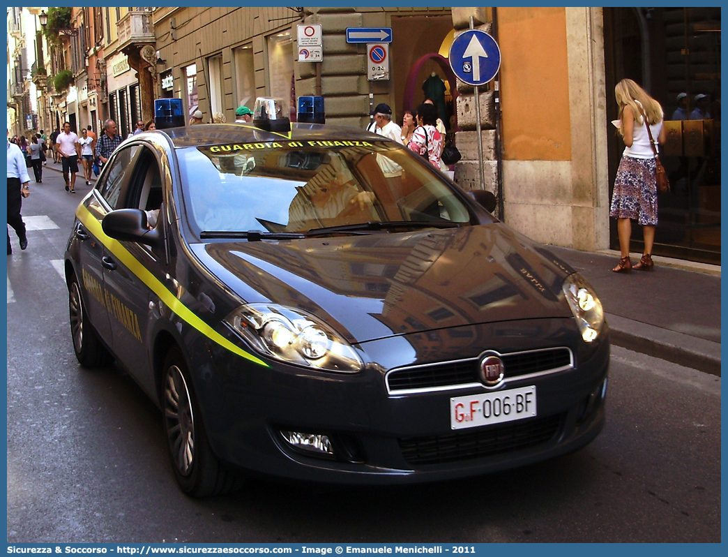 GdiF 006BF
Guardia di Finanza
Fiat Nuova Bravo
Parole chiave: GdiF;G.D.F.;GDF;Guardia di Finanza;Fiat;Nuova Bravo;006BF