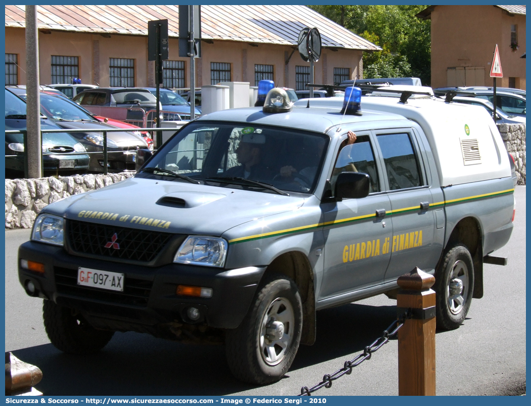 GdiF 097AX
Guardia di Finanza
S.A.G.F.
Mitsubishi L200 III serie restyling
Parole chiave: GdiF;G.D.F.;GDF;Guardia di Finanza;S.A.G.F.;SAGF;Soccorso Alpino;Mitsubishi;L200 III serie;097AX