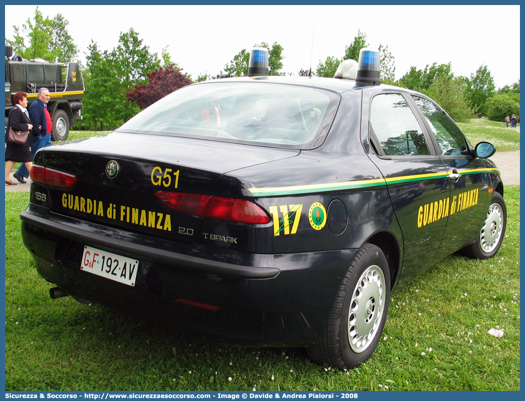 GdiF 192AV
Guardia di Finanza
Alfa Romeo 156 I serie
Parole chiave: GdiF192AV;Guardia di Finanza;Alfa Romeo 156 I serie