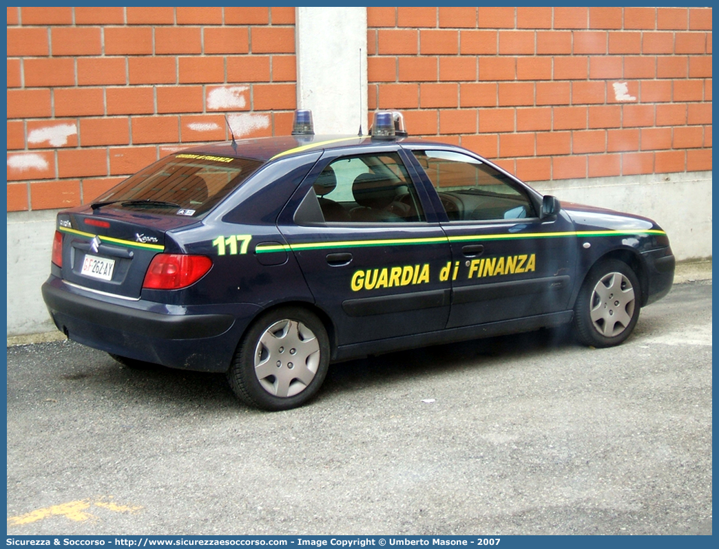 GdiF 262AY
Guardia di Finanza
Citroen Xsara II serie
Parole chiave: GdiF;G.D.F.;GDF;Guardia di Finanza;Citroen;Xsara