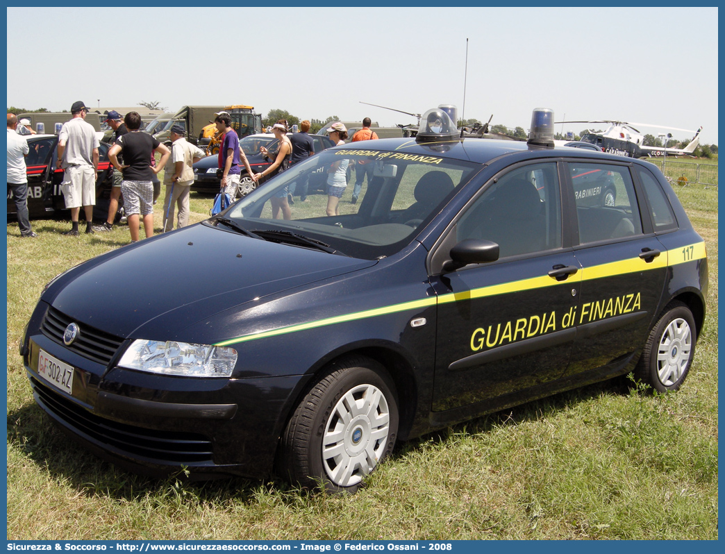 GdiF 302AZ
Guardia di Finanza
Fiat Stilo II serie
Parole chiave: GdiF;G.D.F.;GDF;Guardia di Finanza;Fiat;Stilo II serie;302AZ