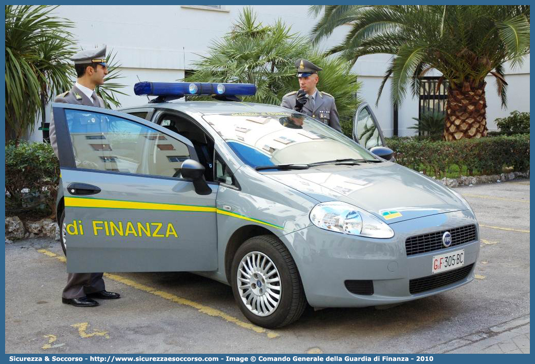 GdiF 305BC
Guardia di Finanza
Fiat Grande Punto
(Fornitura Regione Puglia)
Parole chiave: GdiF;G.D.F.;GDF;Guardia di Finanza;Fiat;Grande Punto;Fornitura Regione Puglia;305BC