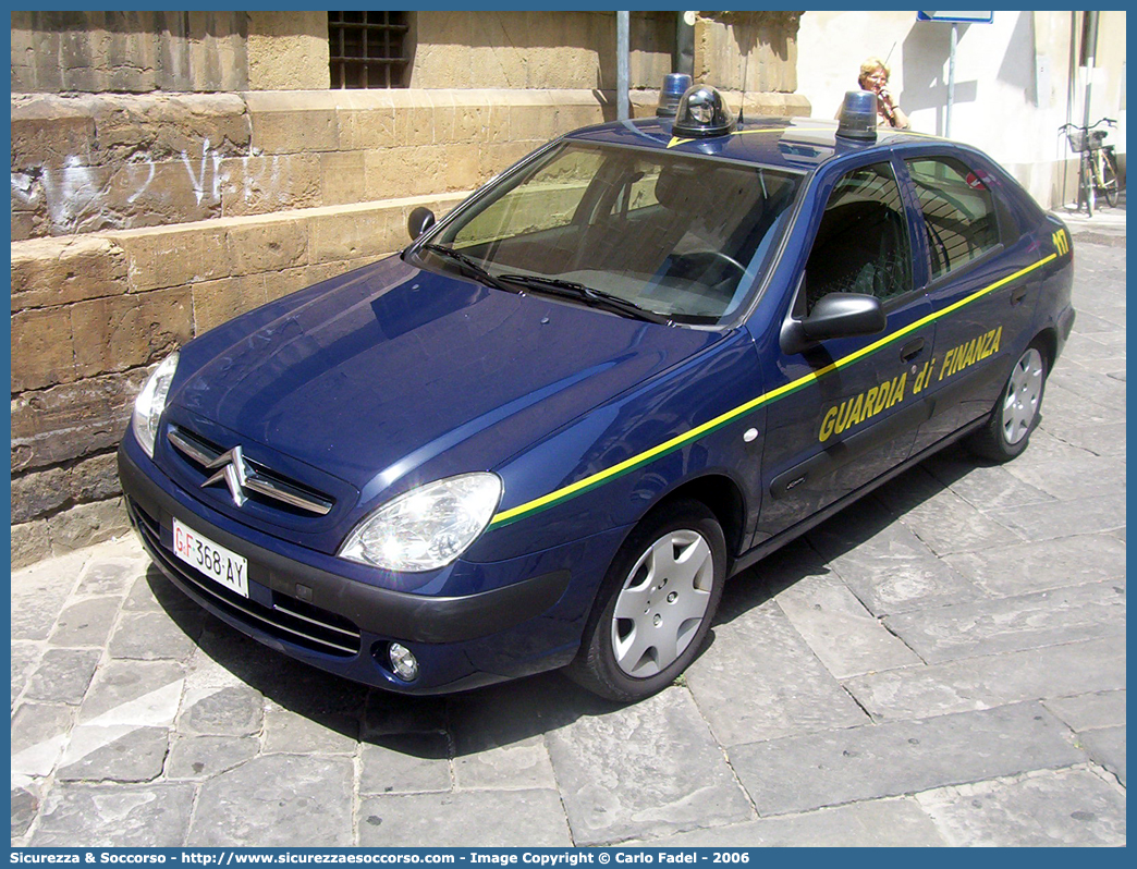 GdiF 368AY
Guardia di Finanza
Citroen Xsara II serie
Parole chiave: GdiF;G.D.F.;GDF;Guardia di Finanza;Citroen;Xsara